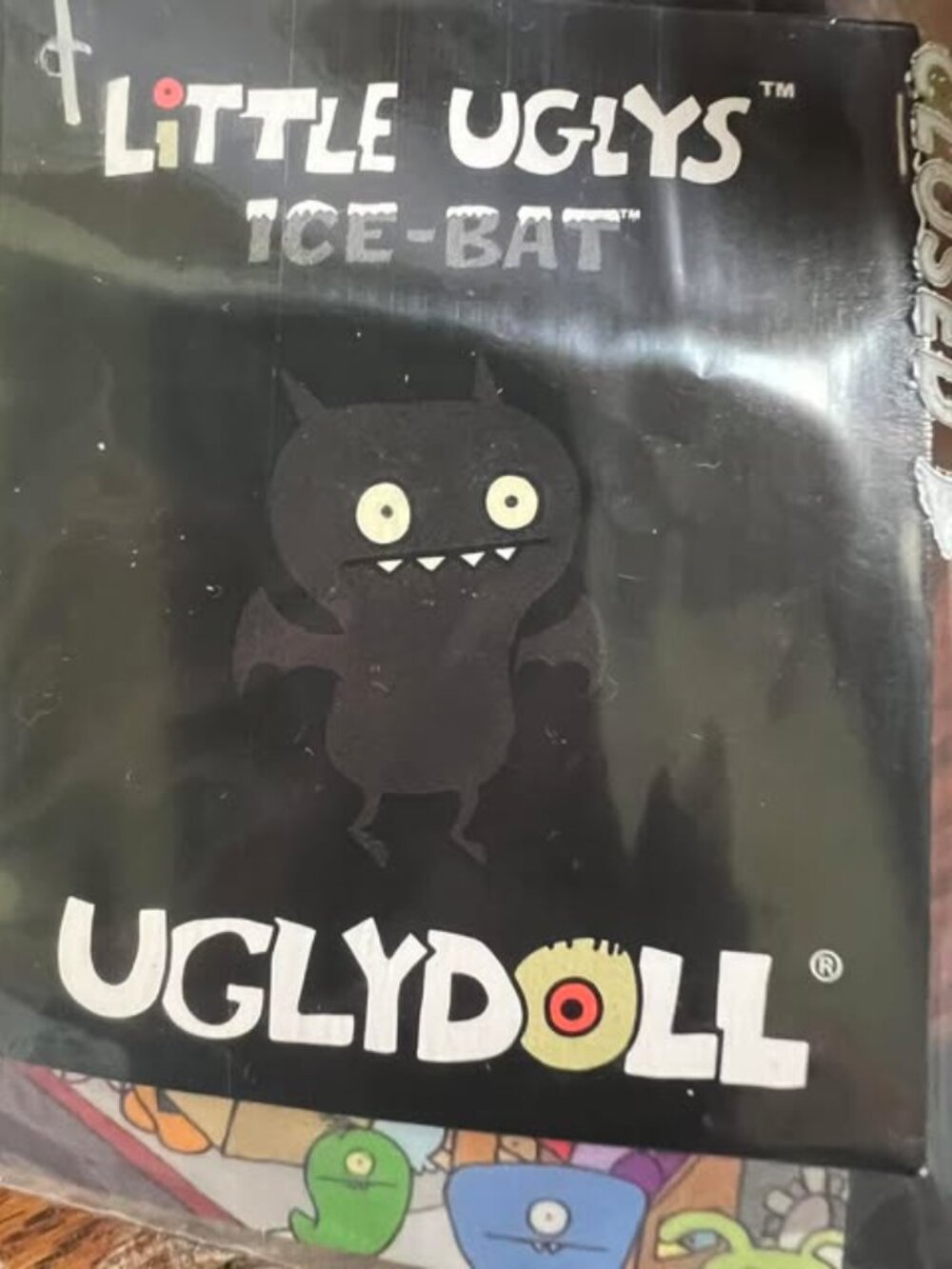 Little Uglys Ugly Doll Black Ice Bat, authentic, rare, collectables
